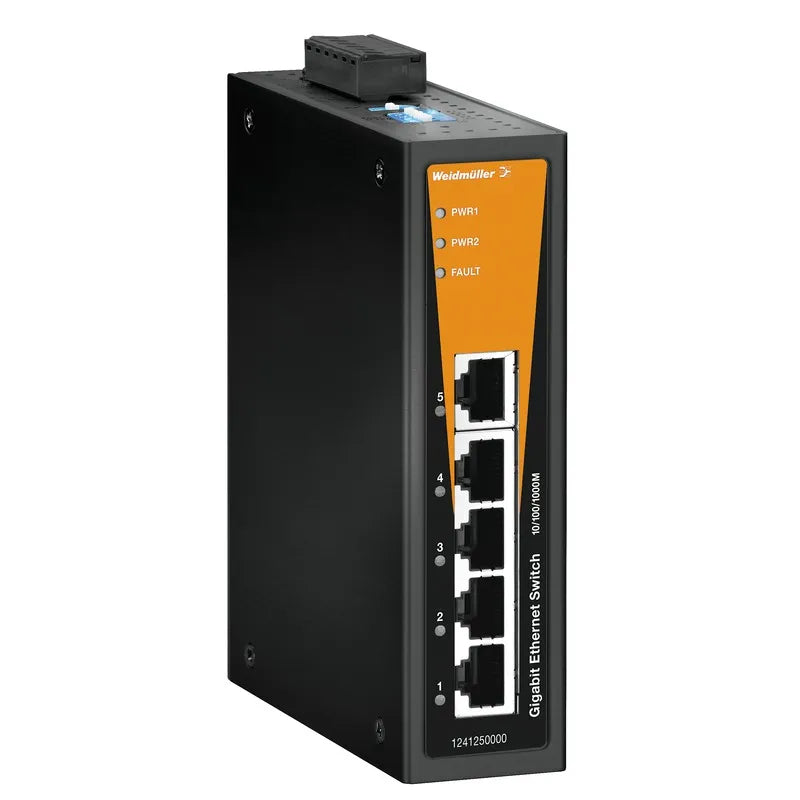 IE-SW-BL05-5GT Gigabit Switch no gestionado de 5 puertos RJ45 0~60°C