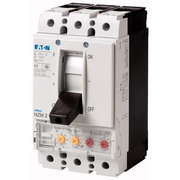 NZMN2-VE160 Interruptor electrónico trifásico 160A 690V 50kA IP20 Tamaño 2
