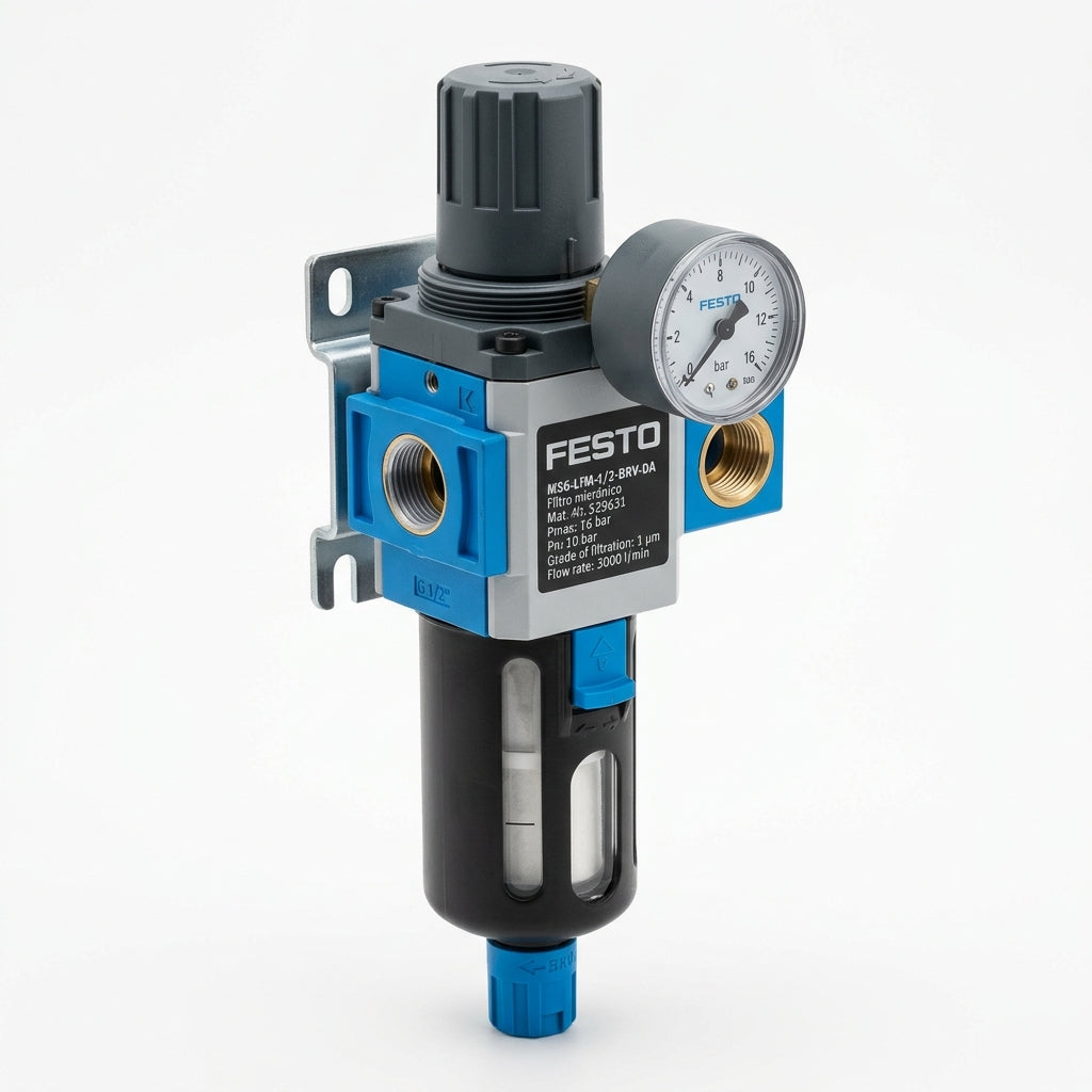 FESTO MS6-LFM-1/2-BRV-DA