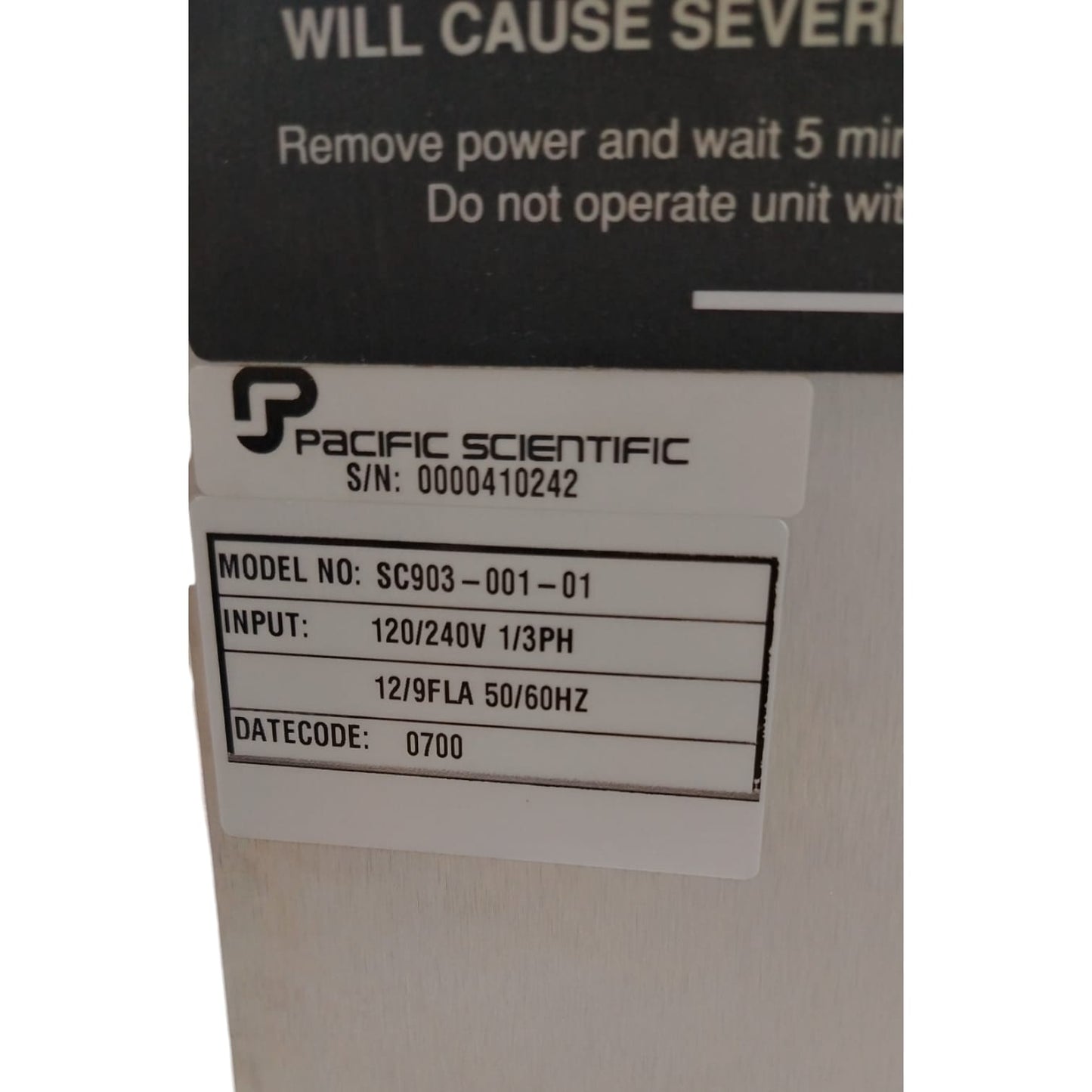 Pacific Scientific Sc903-001-01 servodrive