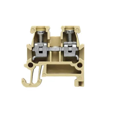 AKZ 1.5 Clema de paso Montaje TS15 1.5mm² 26-10AWG 17.5A 250VCA Beige