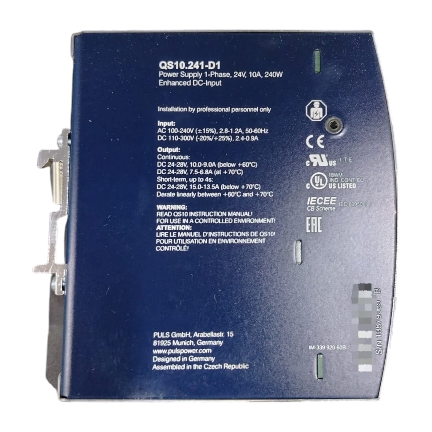 Puls QS10.241-D1 fuente de alimentación