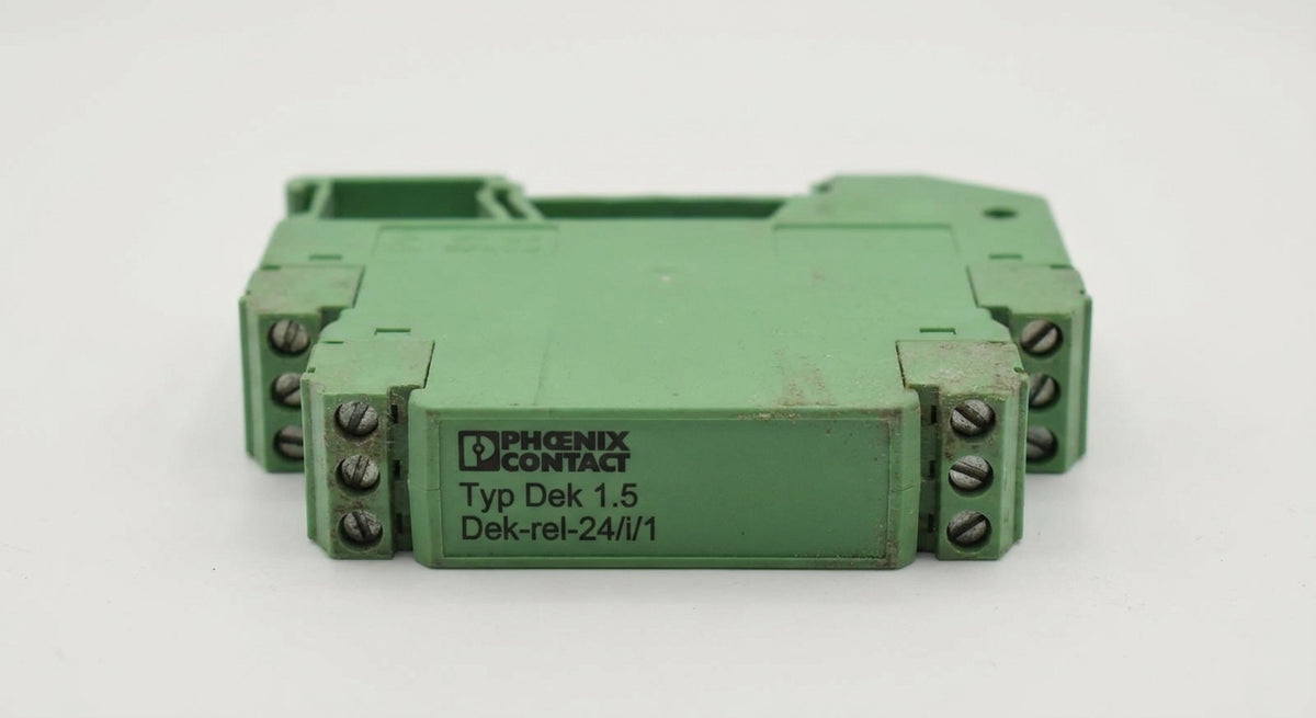 PHOENIX CONTACT Typ Dek 1.5 Dek-rel-24/i/1 (verde)