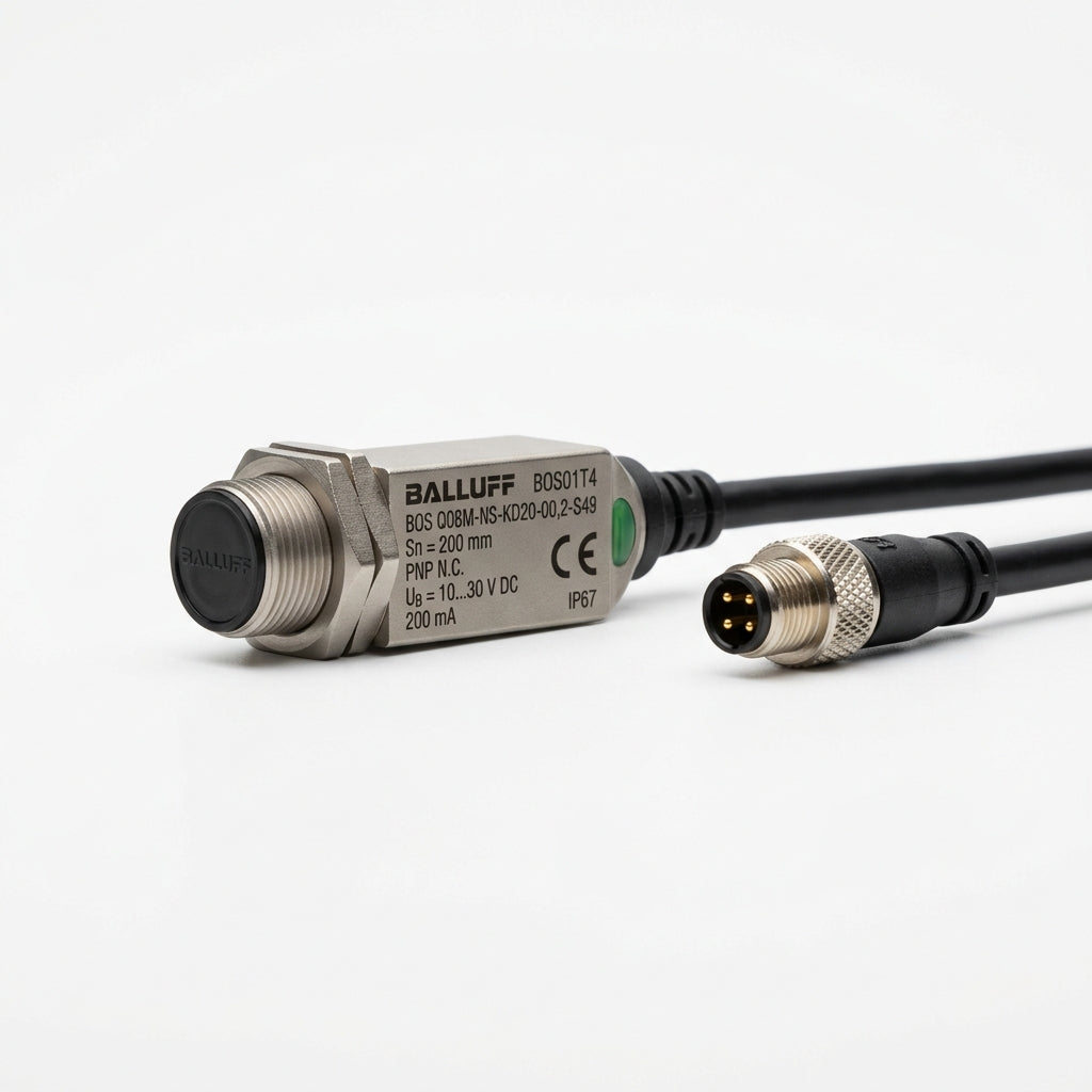 BALLUFF BOS01T4 BOS Q08M-NS-KD20-00,2-S49 Sensor fotoeléctrico