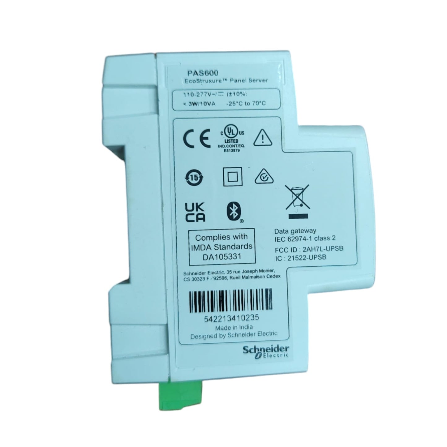 Schneider electric PAS600 unidad de control