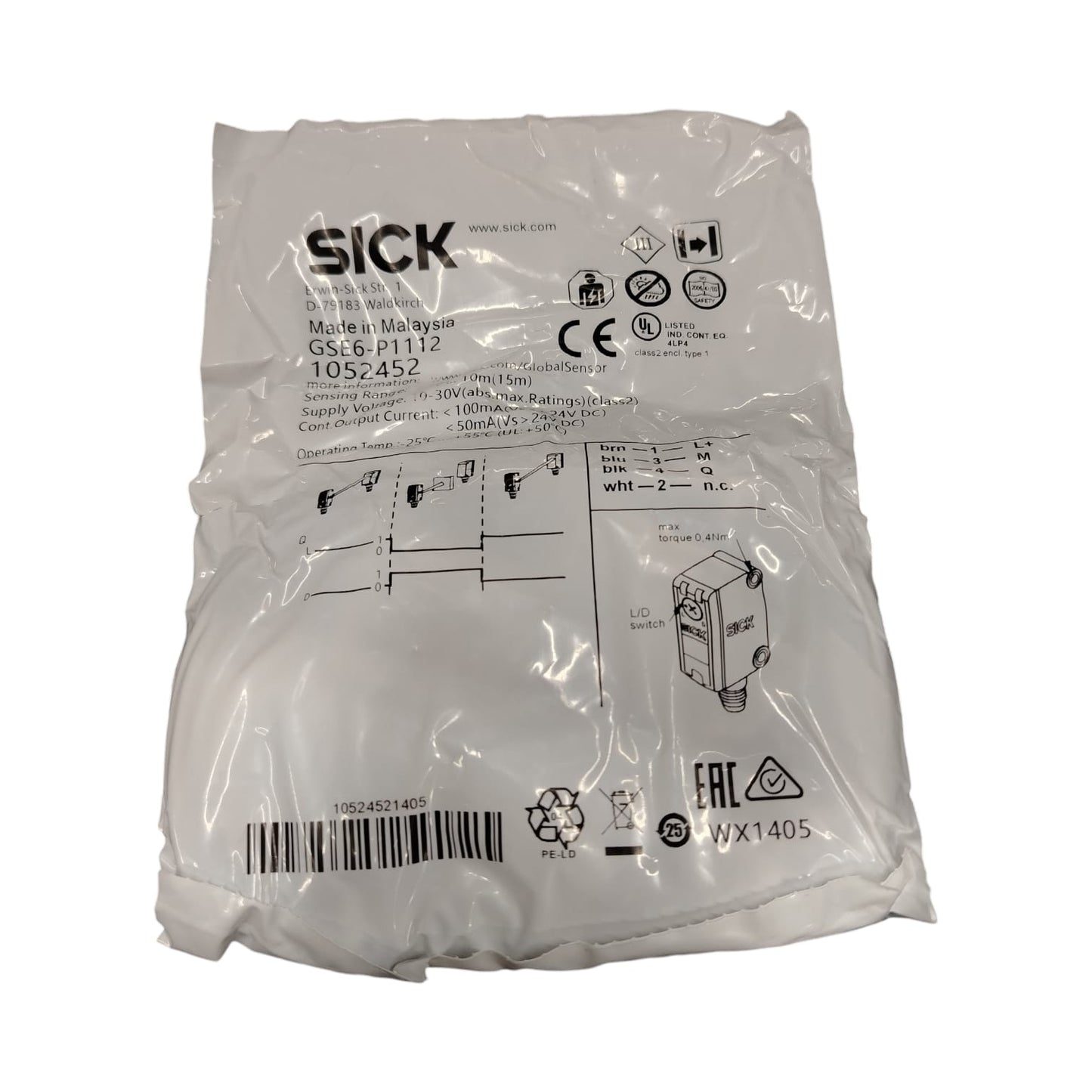 SICK GSE6-P112 1052452 SENSORES FOTO ELECTRICOS