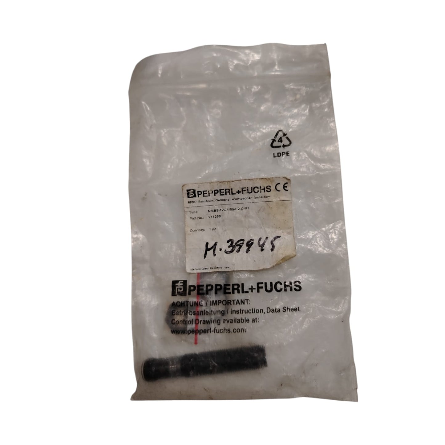PEPPERL+FUCHS NMB5-12GM65-E2-C-V1 Sensor inductivo