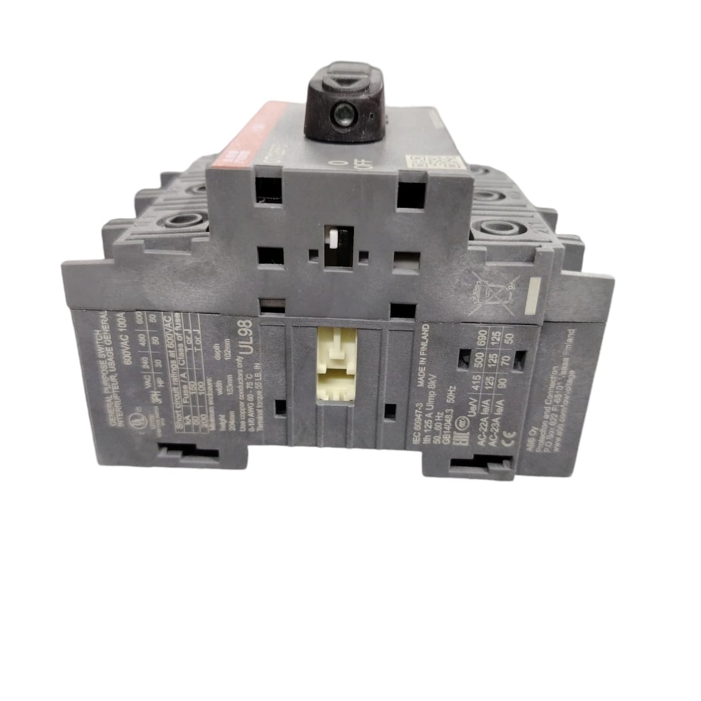 ABB Ot125f3 1s200b11907600444 Interruptor trifásico