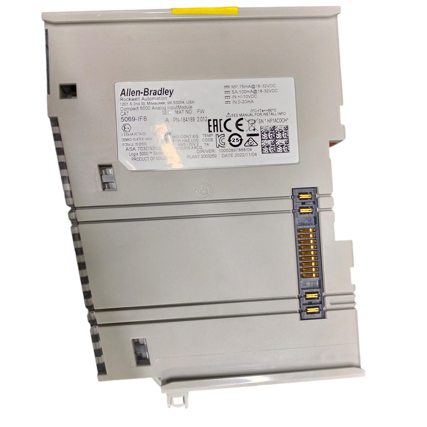 Allen Bradley 5069-if8 Módulo de entrada