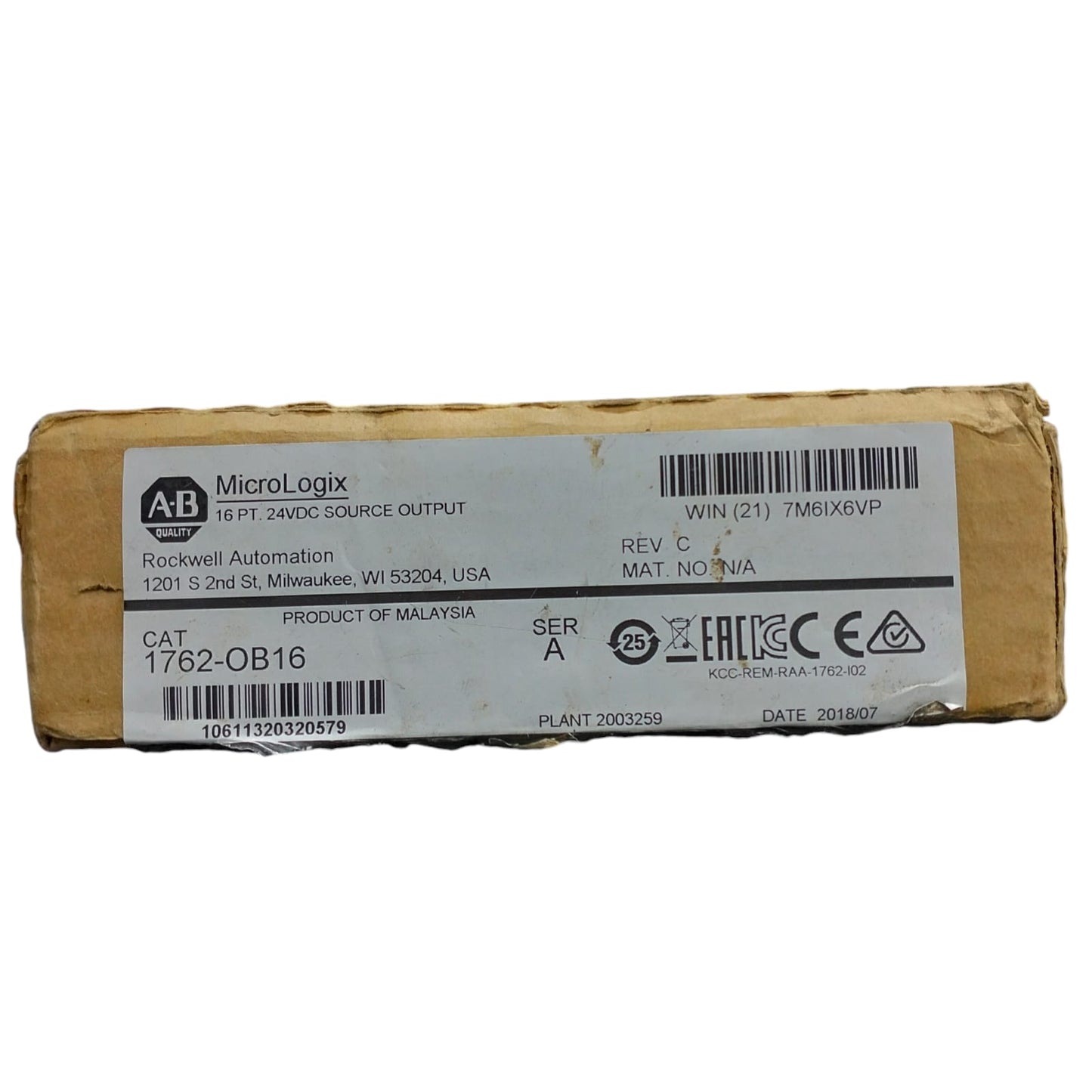 Allen Bradley 1762-ob16 Módulo de salida