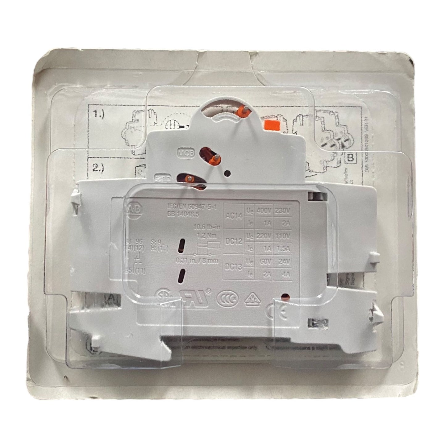 Allen Bradley 189-ascr3 Contactor Auxiliar