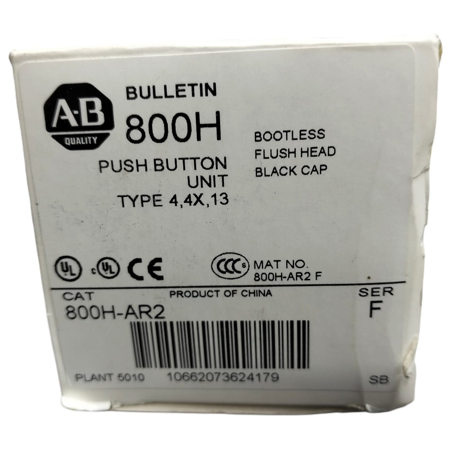 Allen Bradley 800h-ar2 Botón