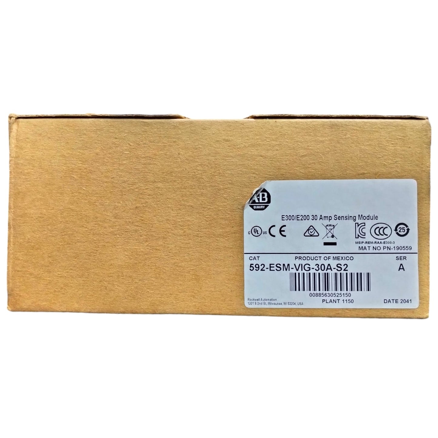Allen Bradley 592-esm-vig-30a-s2 Relevador