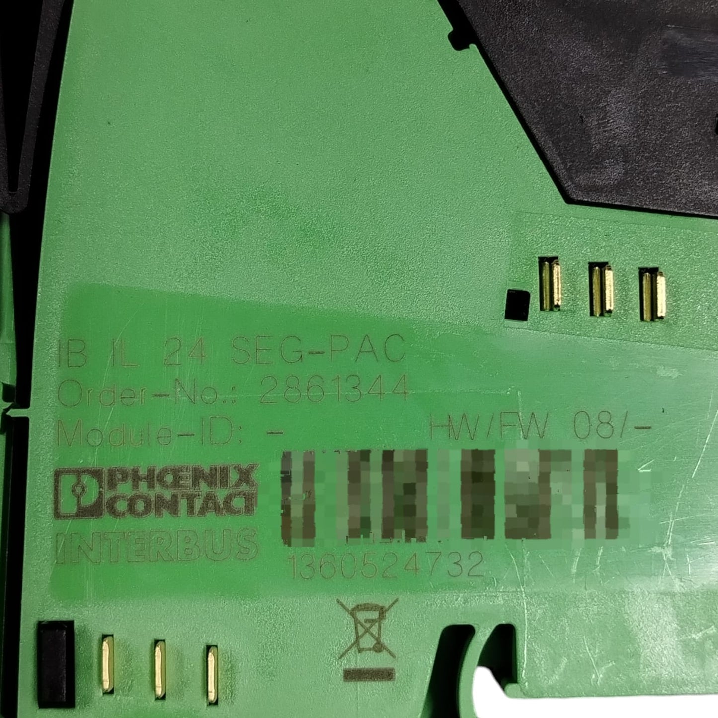 PHOENIX CONTACT IB IL 24 SEG-PAC MÓDULO SEGMENTADO