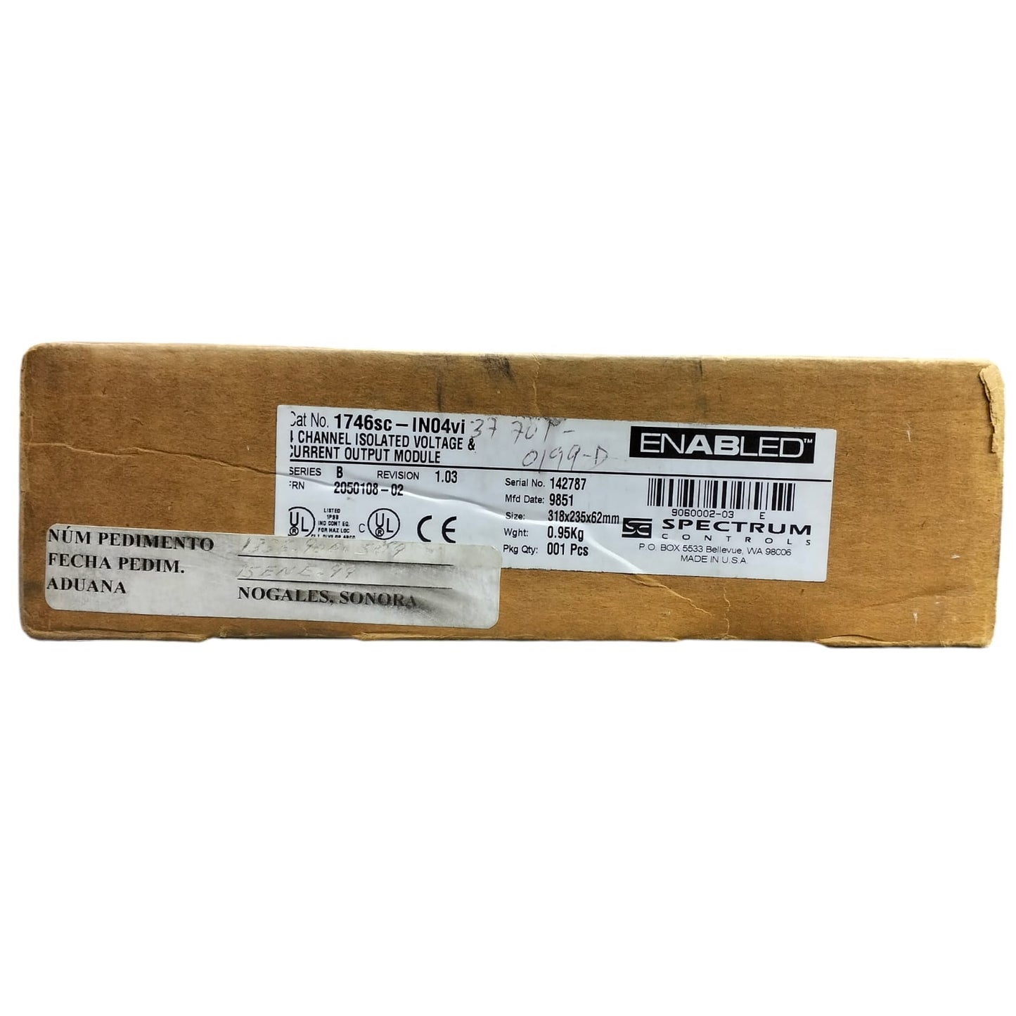 Allen Bradley 1746sc-in04vi Módulo de salida