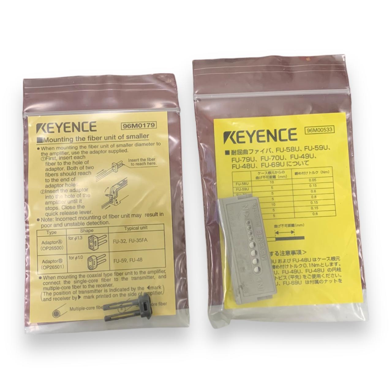 KEYENCE FU-58U Sensor de fibra