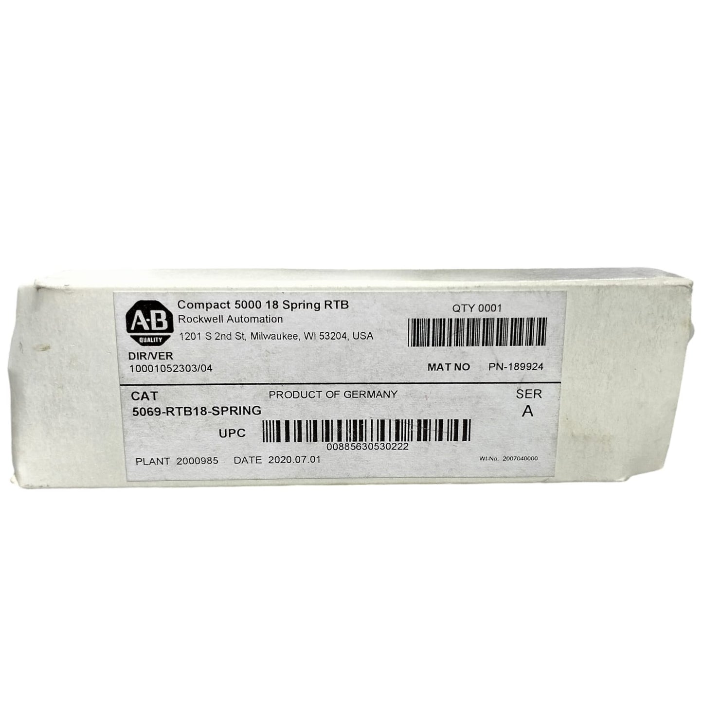 Allen Bradley 5069-rtb18-spring Bloque terminal