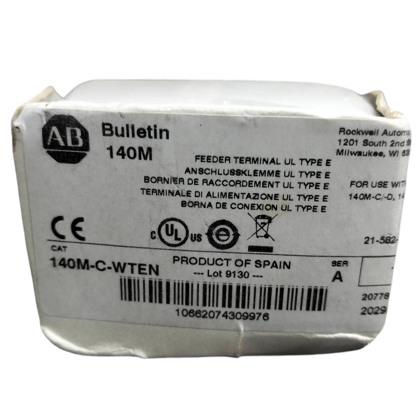 Allen Bradley 140m-c-wten Conector