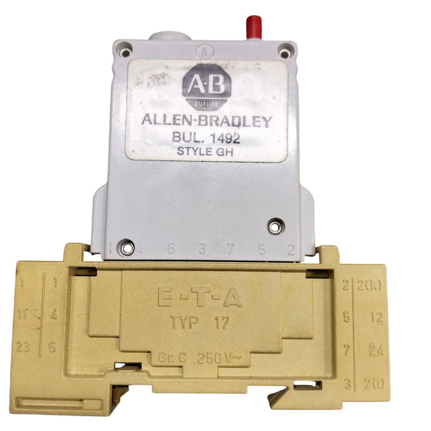 Allen Bradley 1492-gha012 Contacto auxiliar