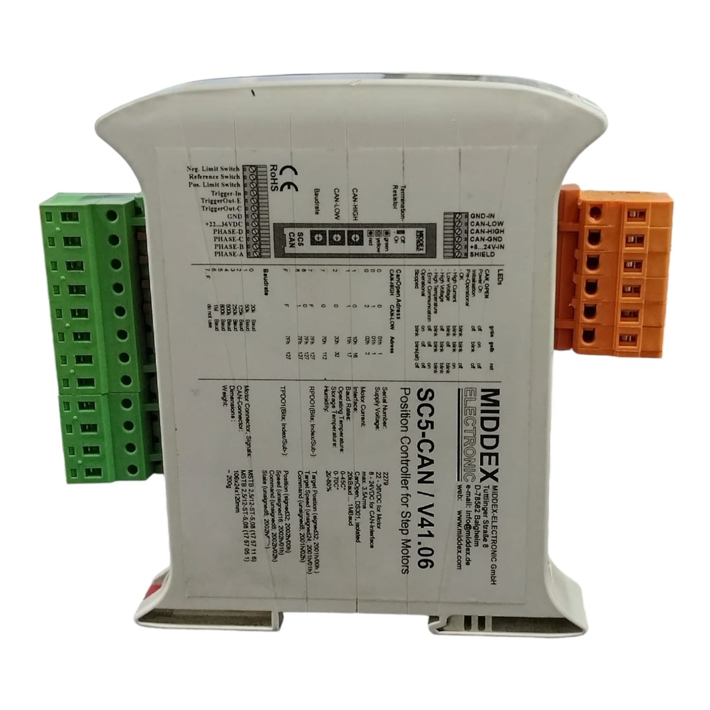 MIDDEX ELECTRONIC SC5-CAN/V41.06 CONTROLADOR DE POSICIÓN