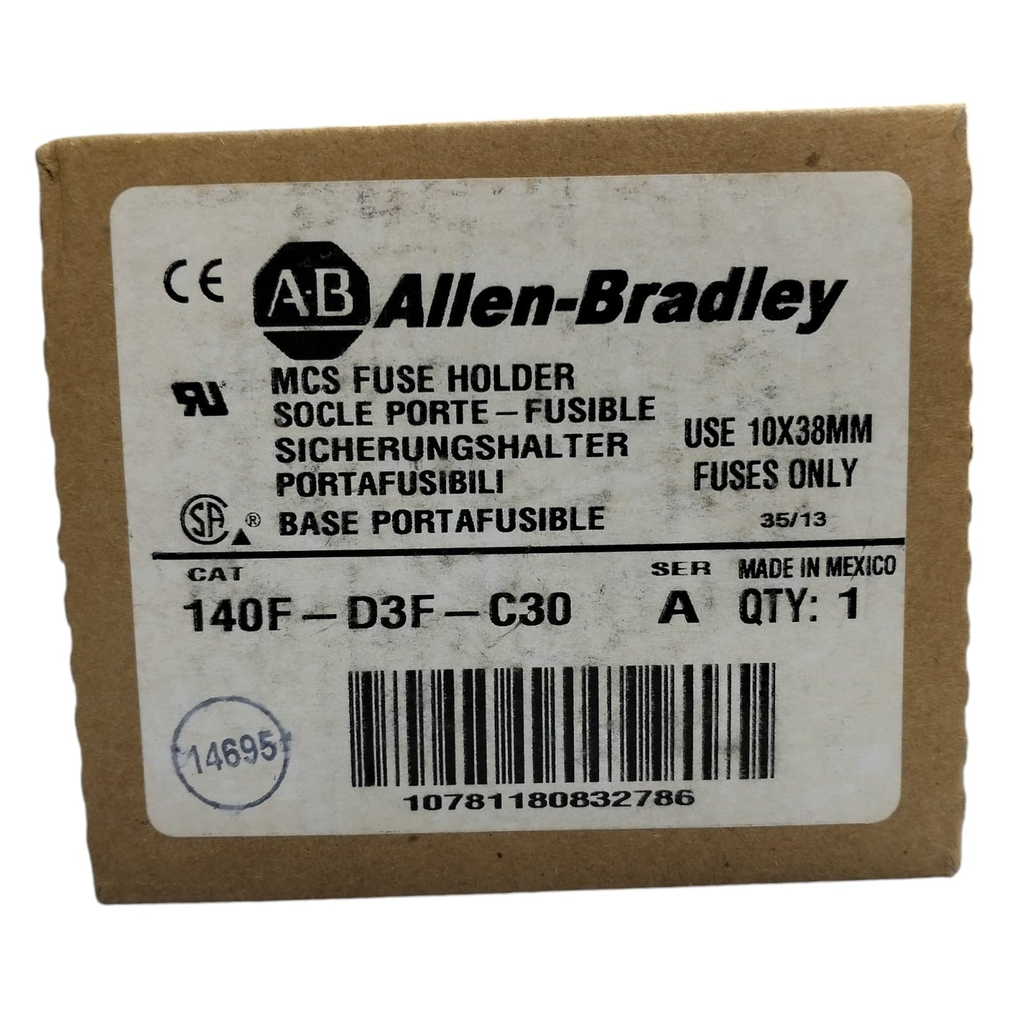 Allen Bradley 140f-d3f-c30 Portafusibles