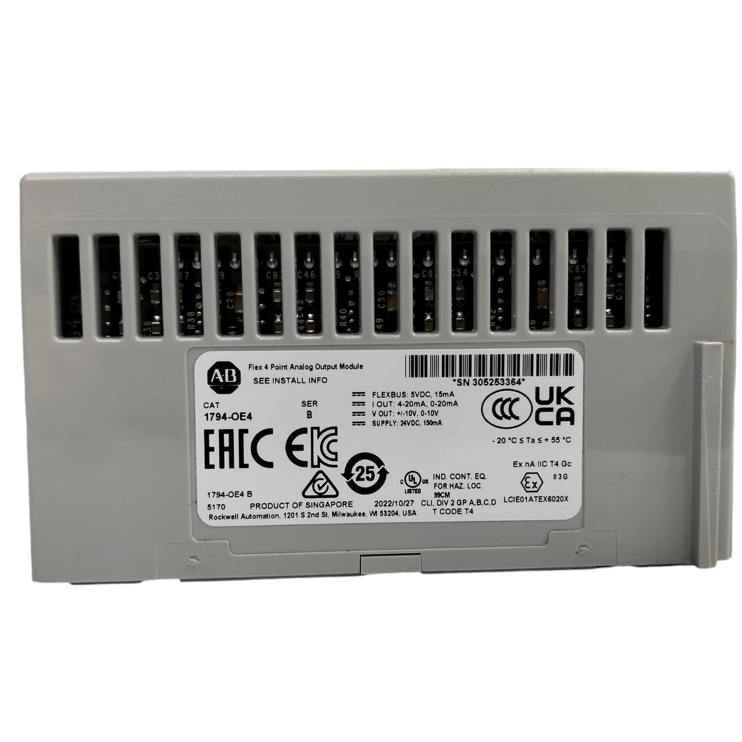 Allen Bradley 1794-oe4 Módulo de salida