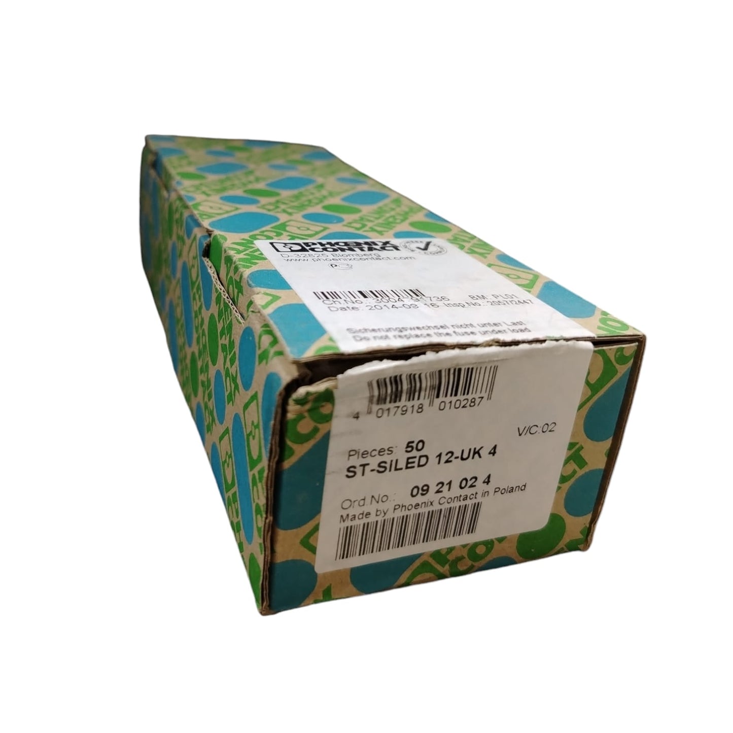 PHOENIX CONTACT ST-SI-UK 4/ST-SILED 12-UK 4 Cabeza portafusible