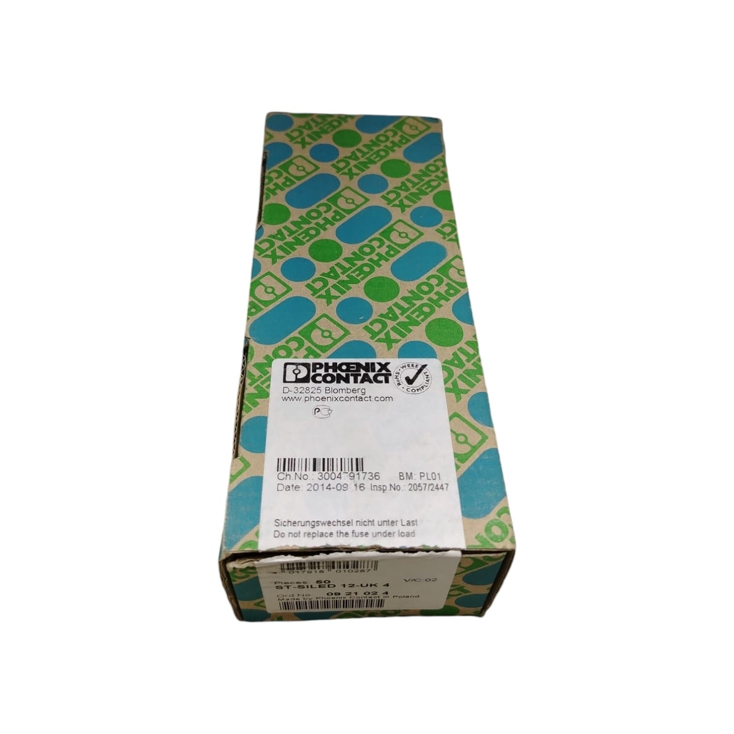 PHOENIX CONTACT ST-SI-UK 4/ST-SILED 12-UK 4 Cabeza portafusible