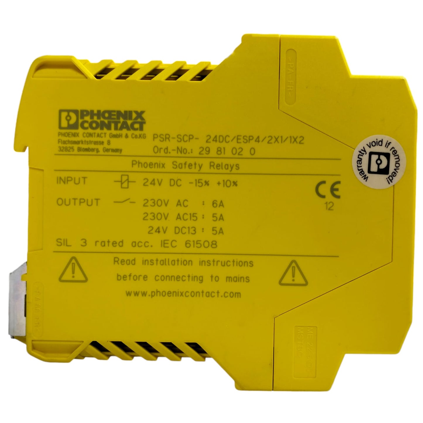 Phoenix Contact Psr-scp-24dc/esp4/2x1/1x2 Relevador