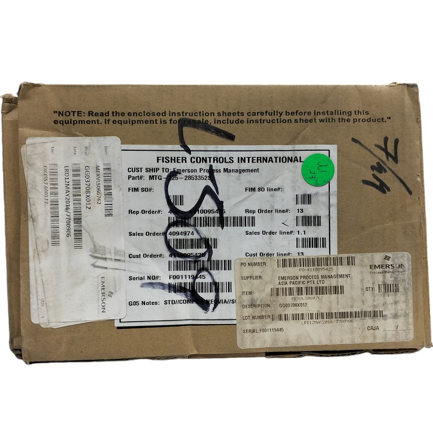 Emerson Gg03708x012 Kit De Montaje Sin Tornillos