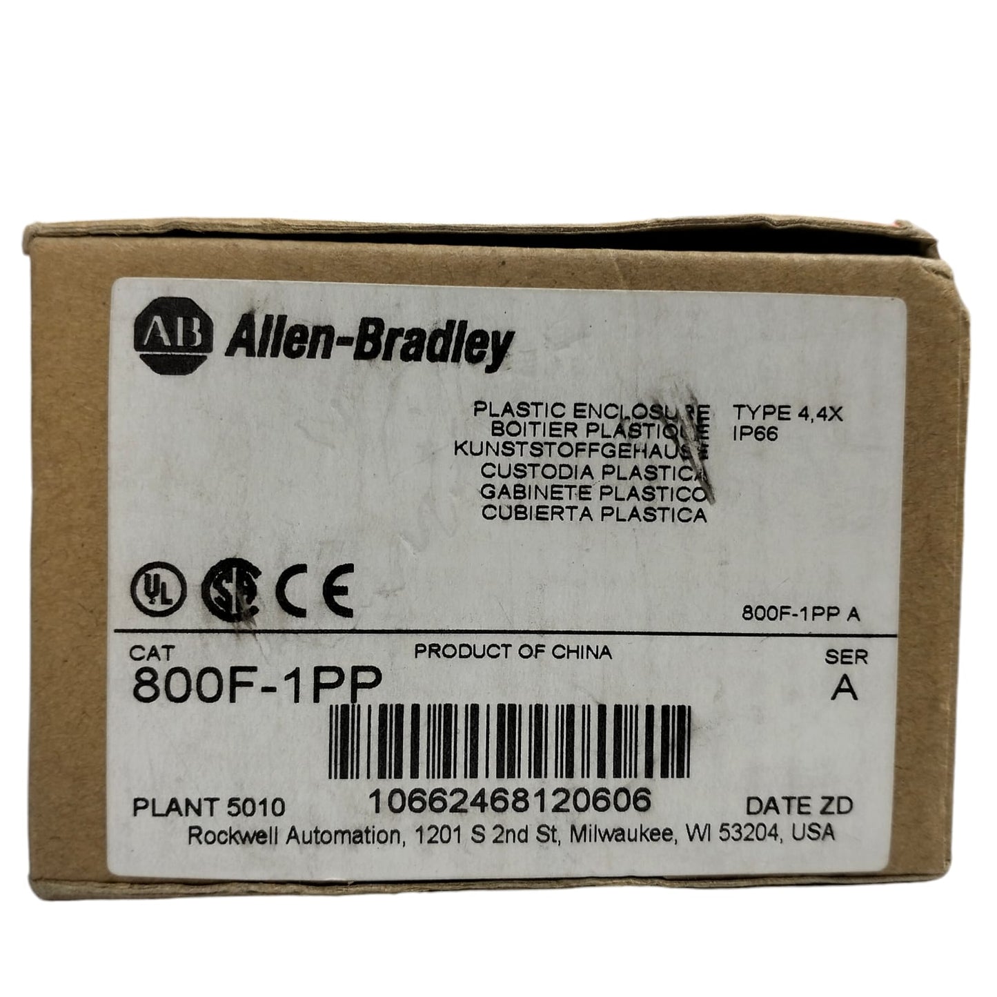 Allen Bradley 800f 1pp Botonera