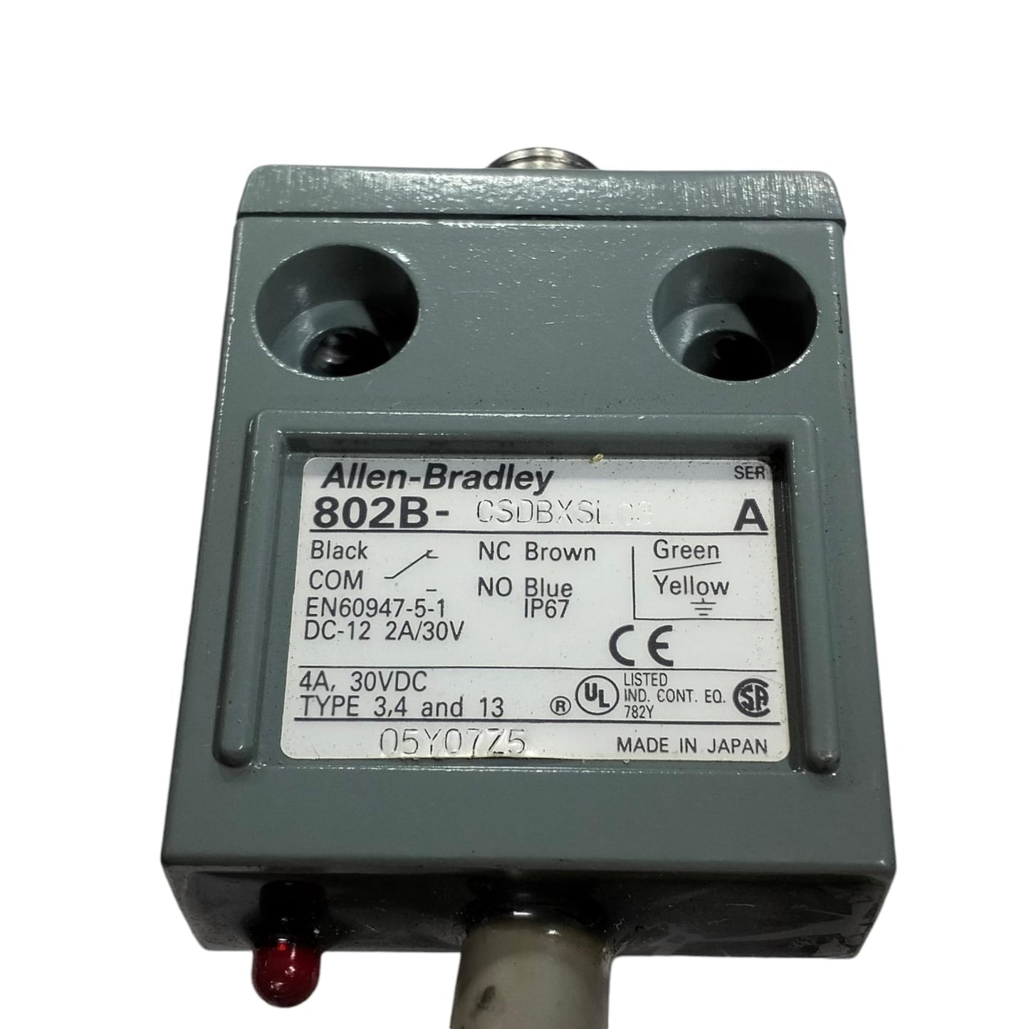 Allen Bradley 802b-csdbxslc3 Interruptor con cable