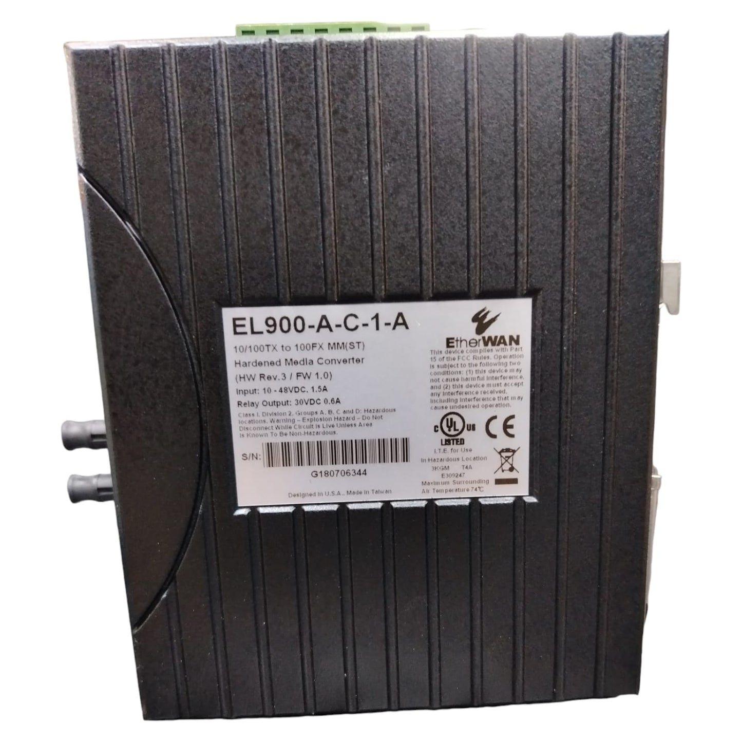 ETHERWAN EL900-A-C-1-A CONVERTIDOR DE MEDIOS