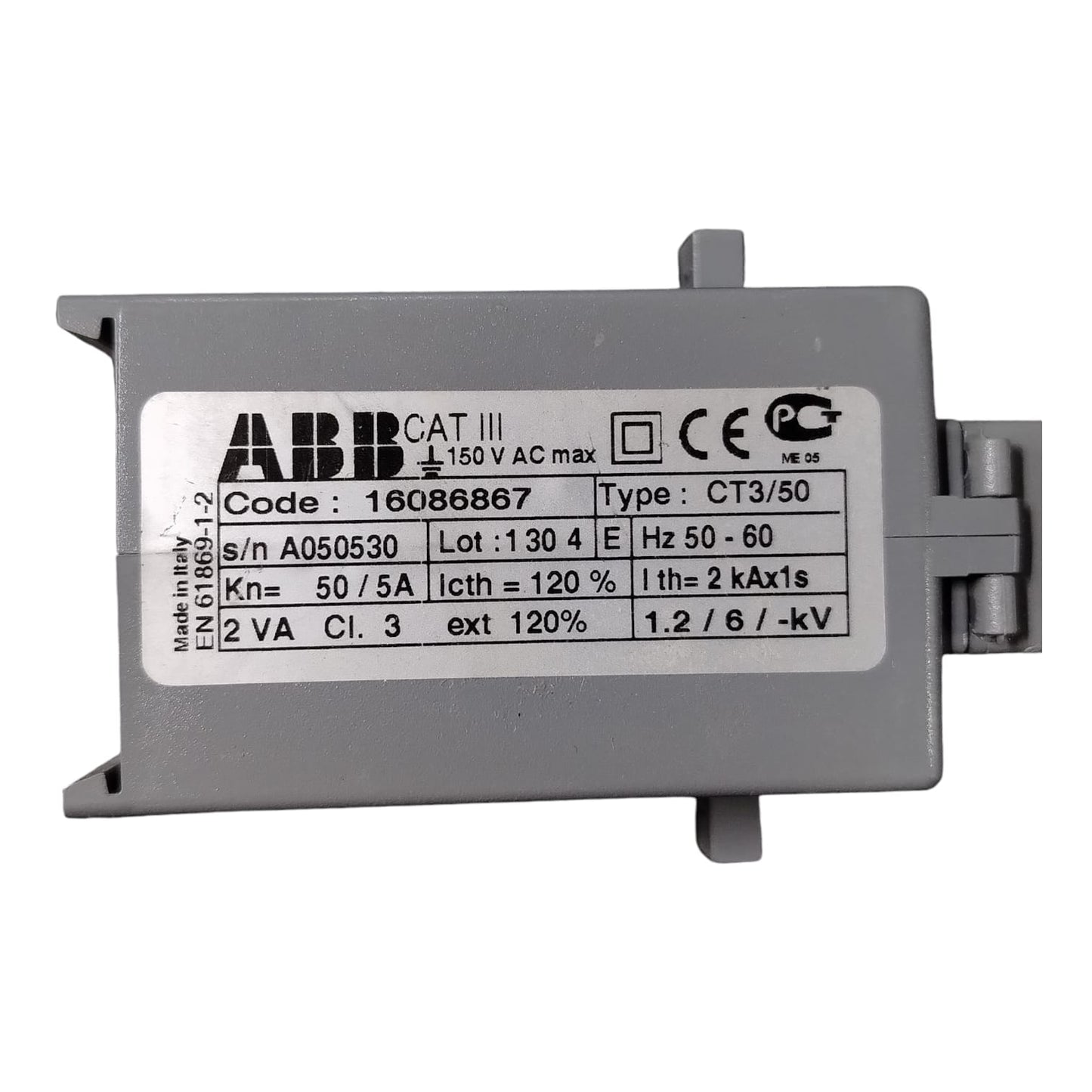 ABB CT3/50 2CSG121070R1101 Transformador de corriente