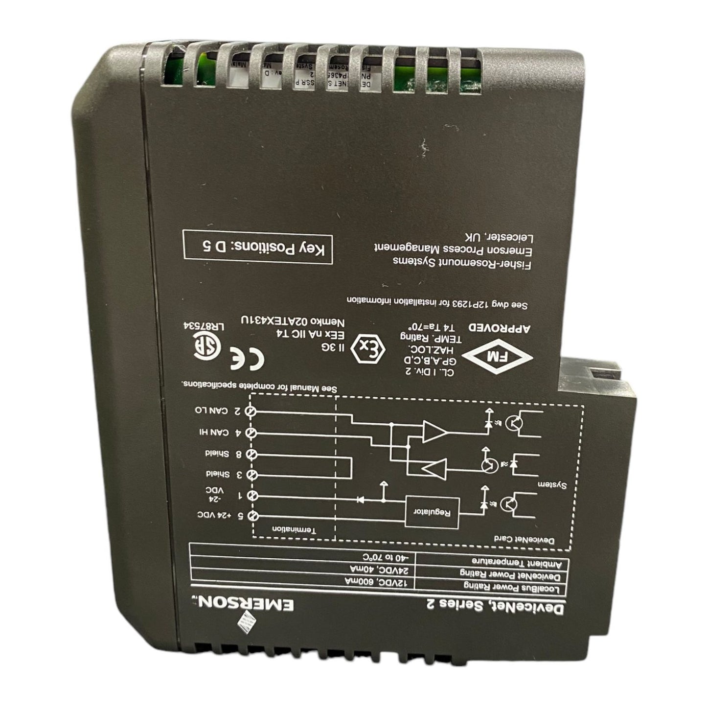 Emerson Delta KJ3244X1-BA1 Tarjeta DeviceNet