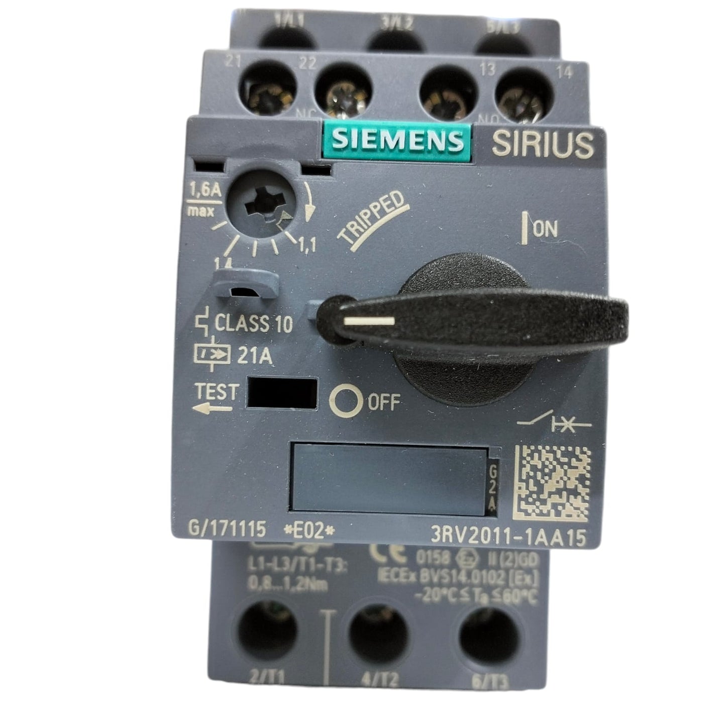 Siemens Sirius 3rv2011-1aa15 SIRIUS *E02*