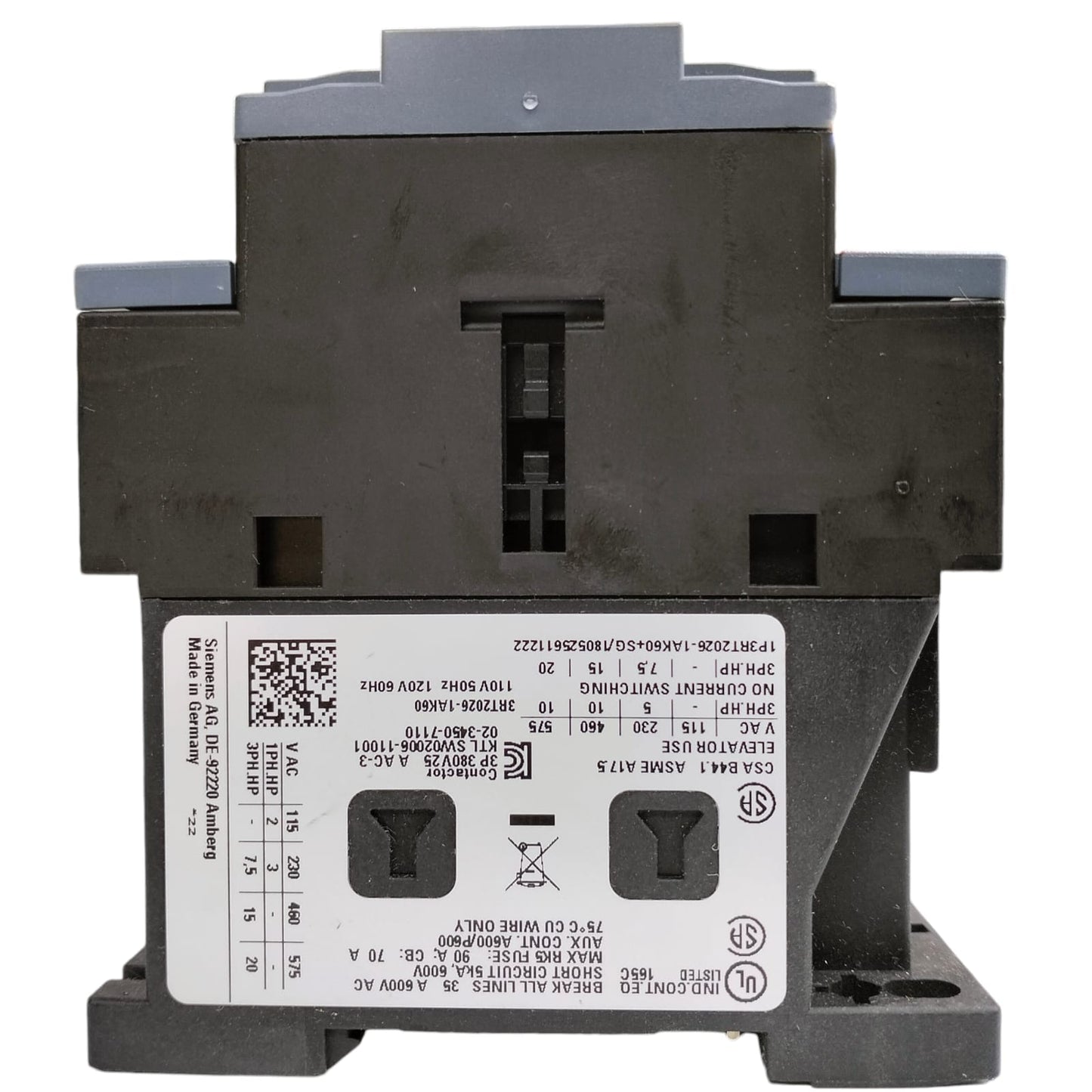 Siemens 3rt2026-1ak60 SIRIUS *E03*