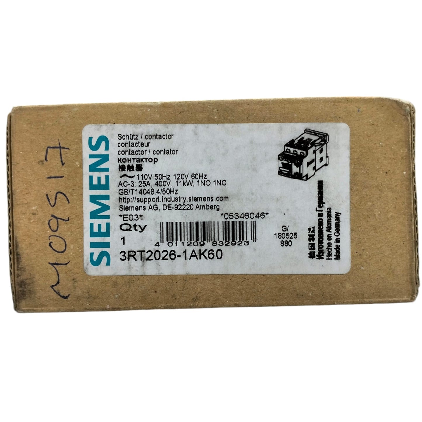 Siemens 3rt2026-1ak60 SIRIUS *E03*