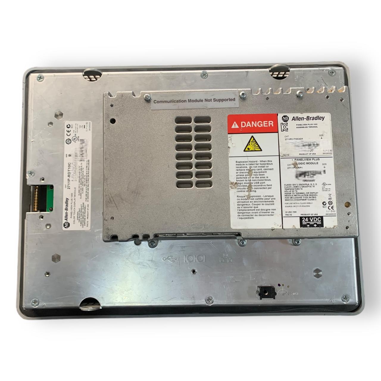 ALLEN BRADLEY 2711P-RDT10C + 2711PC-RP1 Panel View HMI