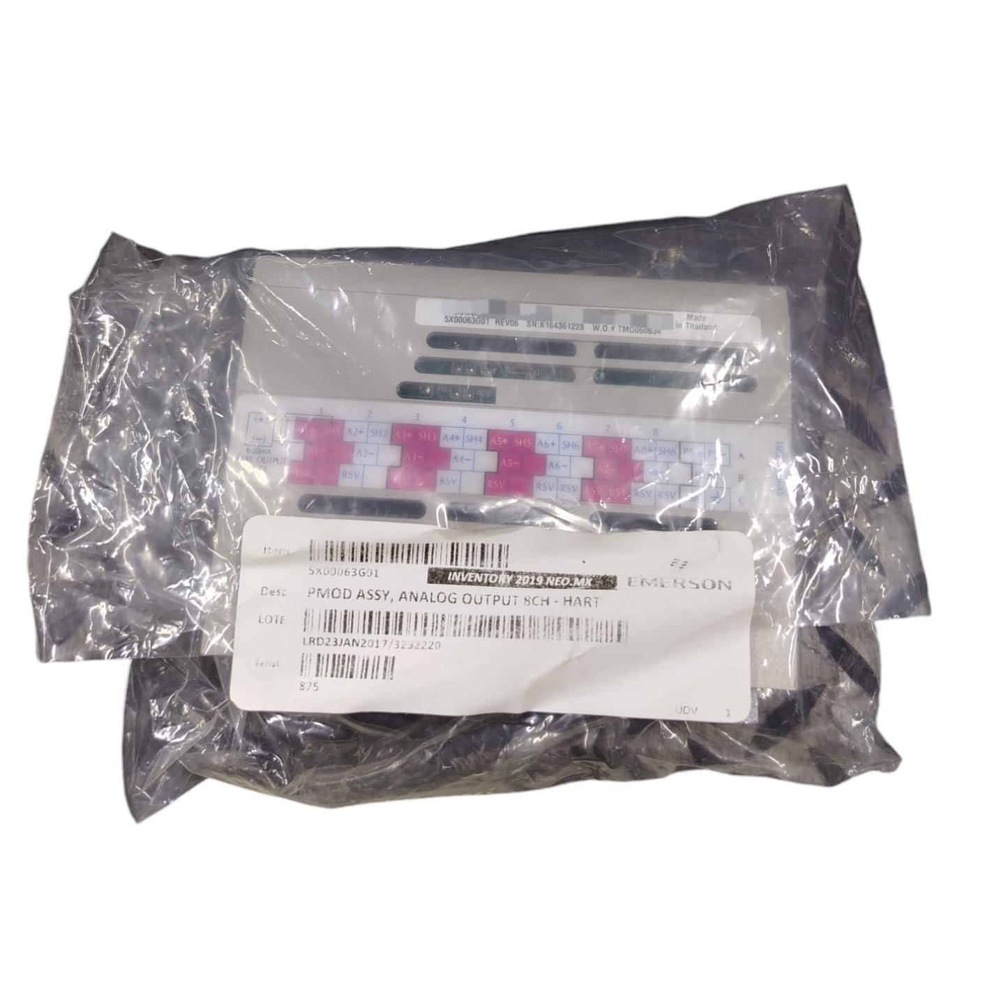 EMERSON 5X00063G01 Módulo de salida analógica