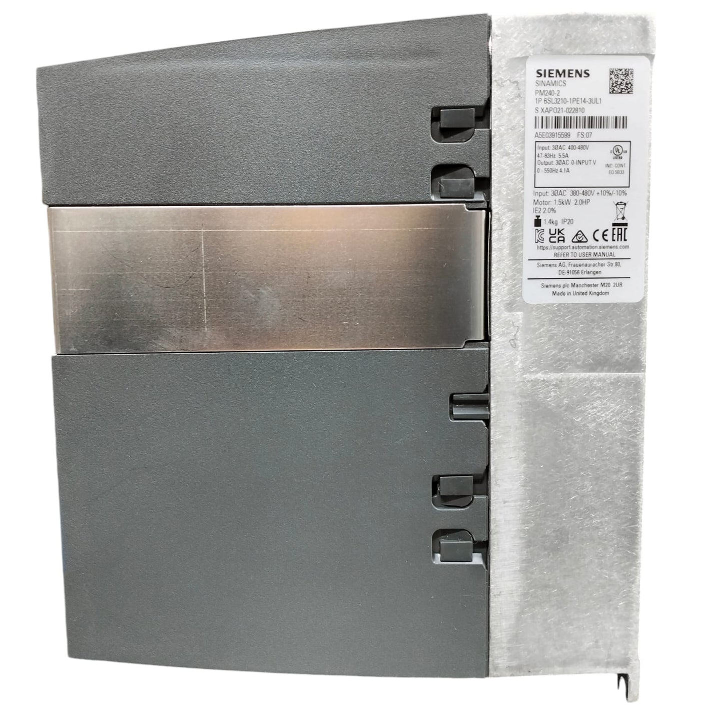 Siemens 6sl3210-1pe14-3ul1 SINAMICS PM240-2