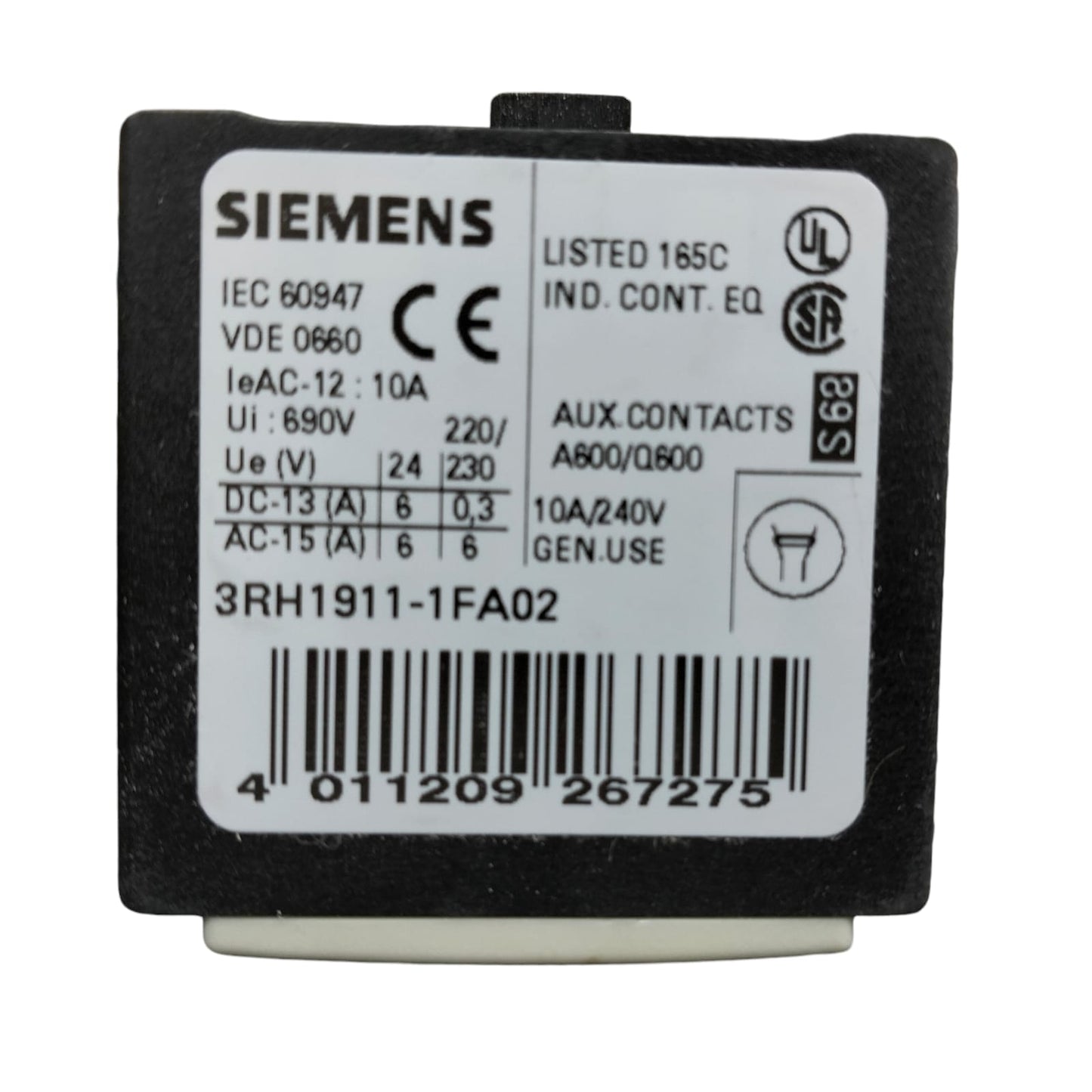 Siemens 3rh1911-1fa02 *E04*