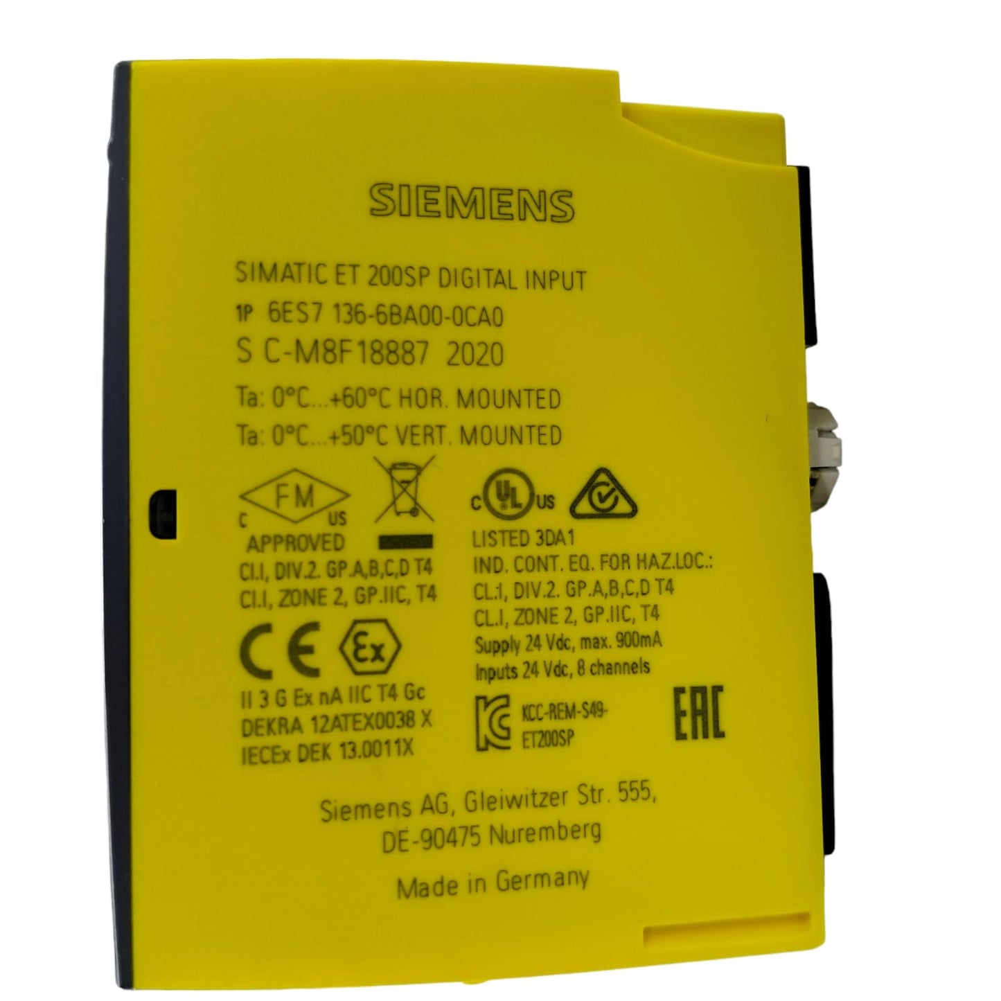 Siemens 6es7 136-6ba00-0ca0 SIMATIC ET 200SP