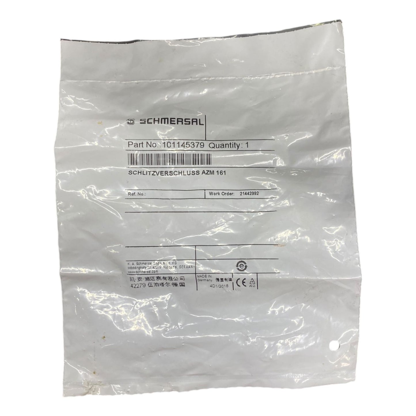 SCHMERSAL SCHLITZVERSCHLUSS AZM 161 Kit