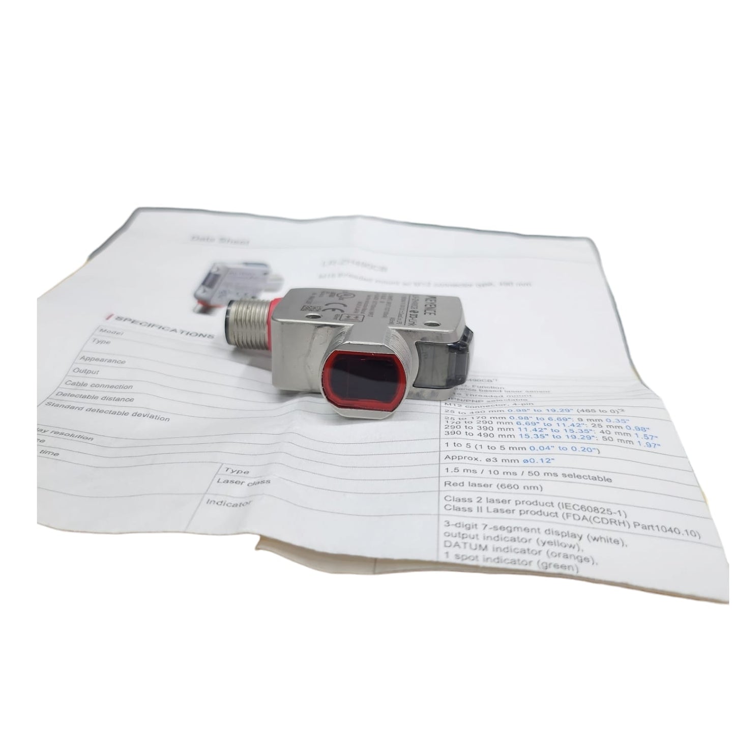 Keyence LR-ZH490CB Sensor láser