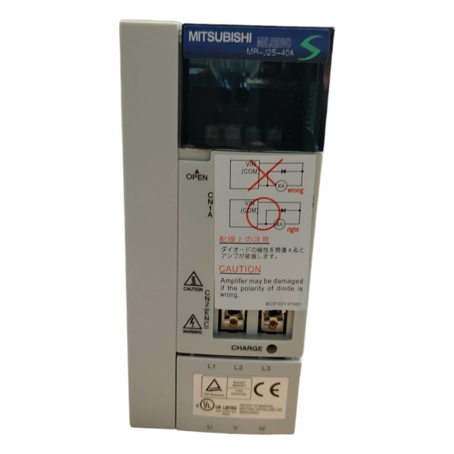 MITSUBISHI MR-J2S-40A Servoamplificador