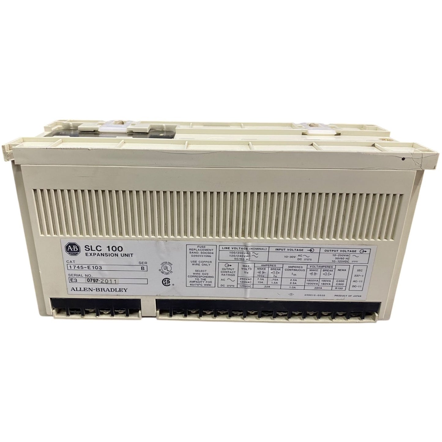 Allen Bradley 1745-e103 Ser B Unidad de procesamiento