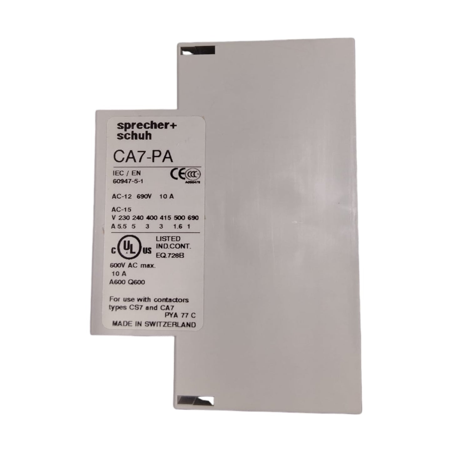 Sprecher+Schuh CA7-PA-10 Contacto auxiliar