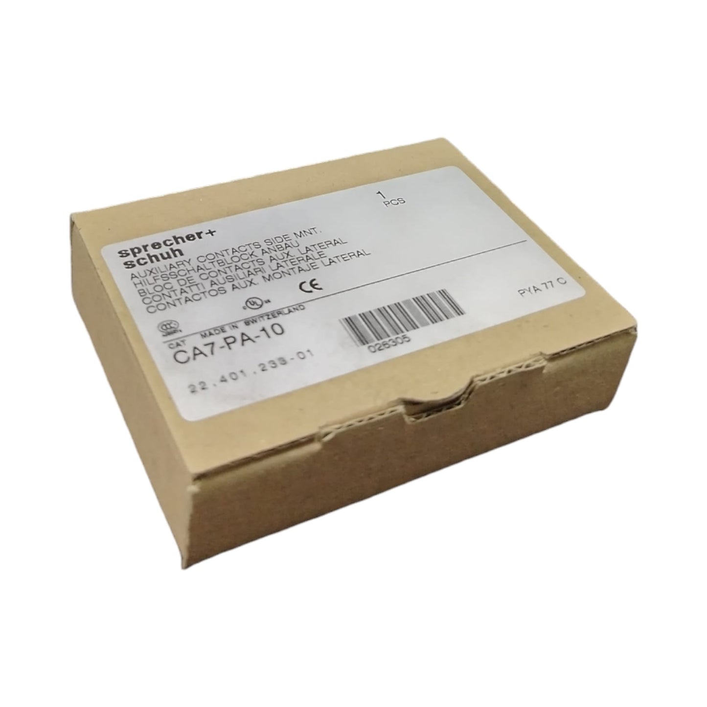 Sprecher+Schuh CA7-PA-10 Contacto auxiliar