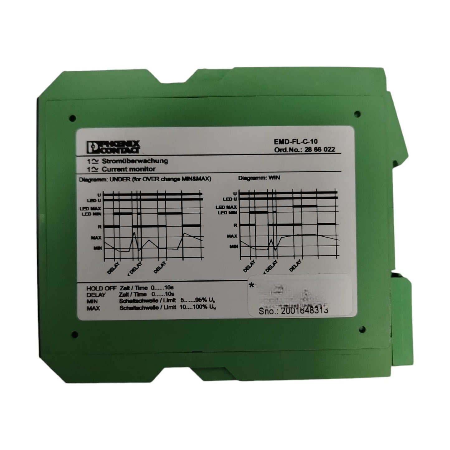 PHOENIX CONTACT EMD-FL-C-10 Relevador de control
